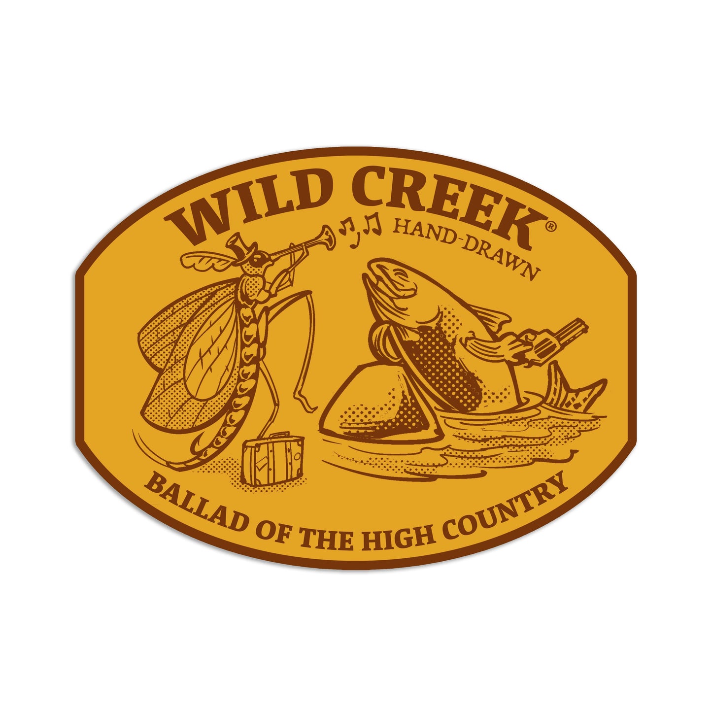 Wild Creek Sticker (High Country Trout )