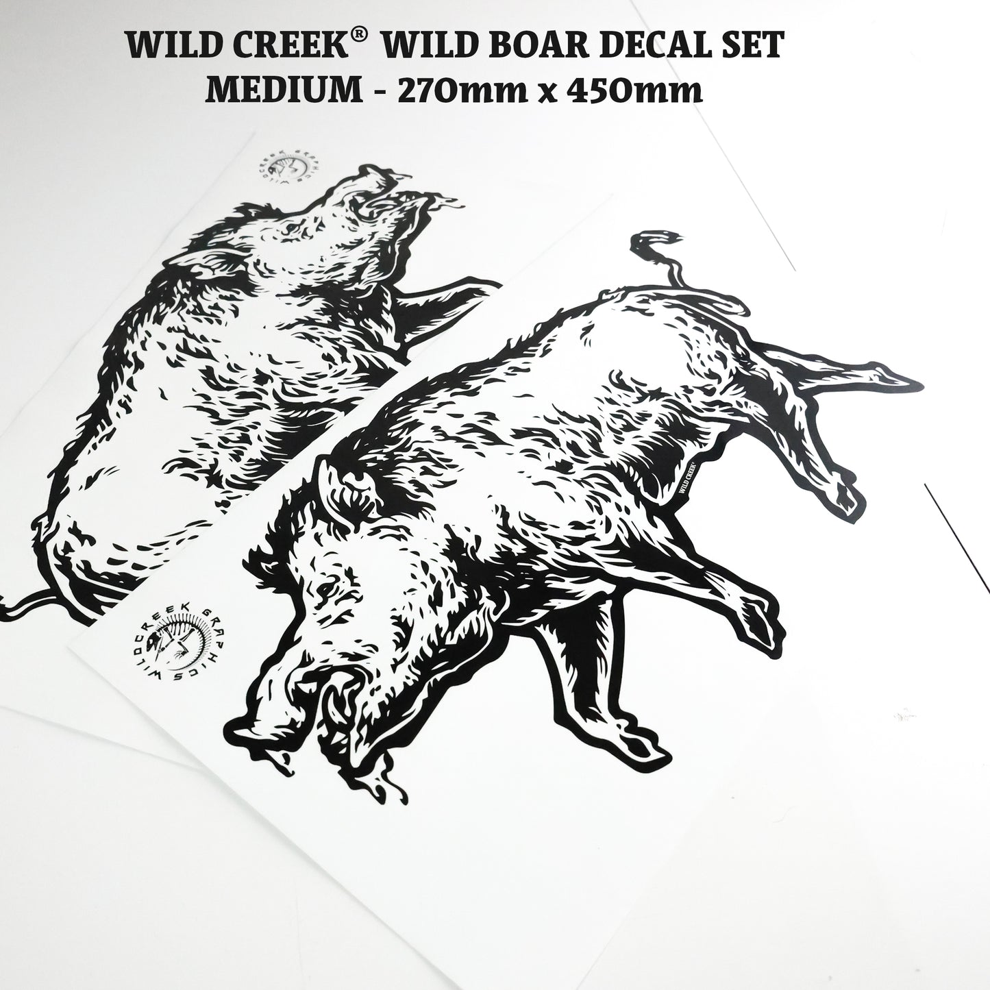 Wild Boar Decal Set ( Wild Creek )