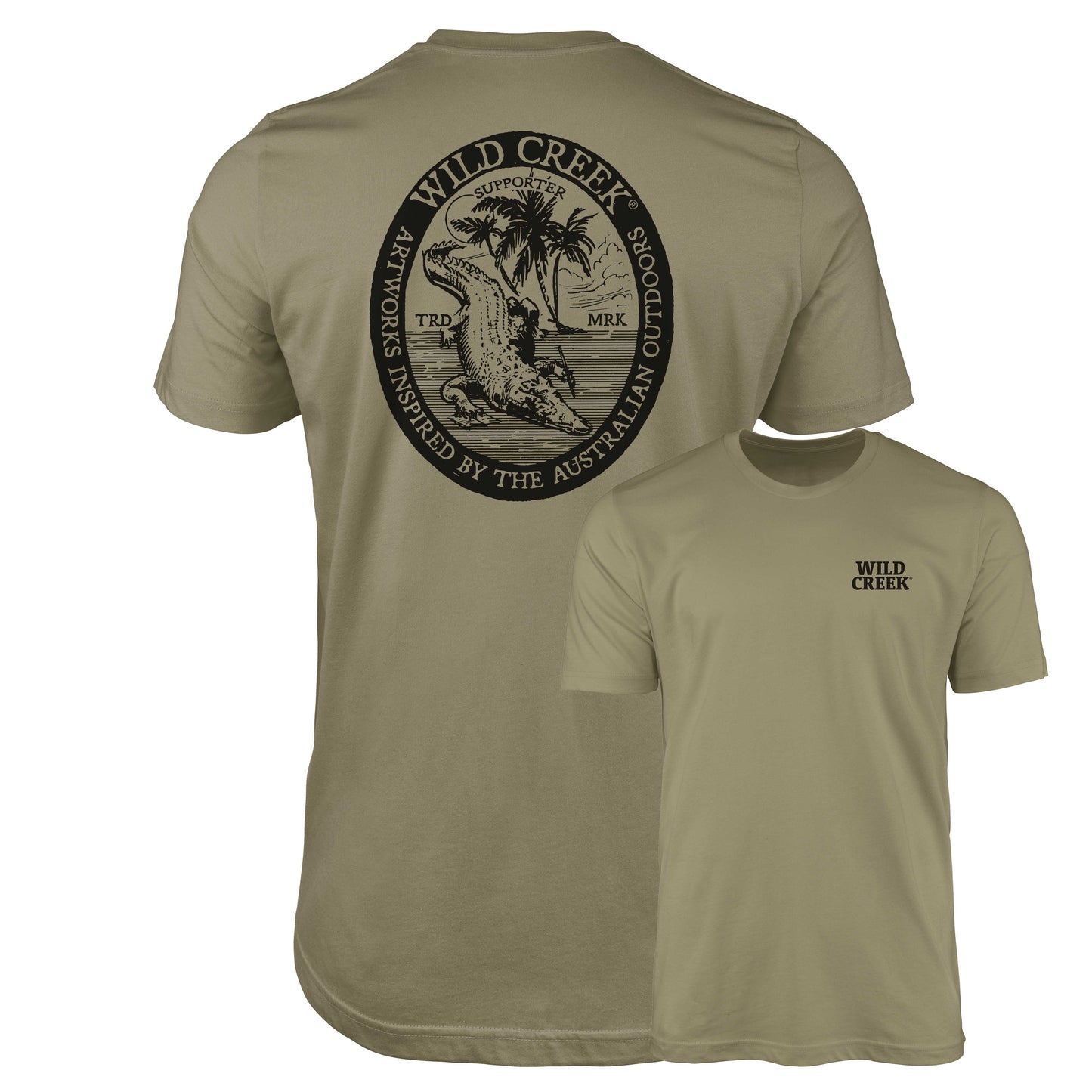 Wild Creek® Saltwater Crocodile Vintage T-Shirt